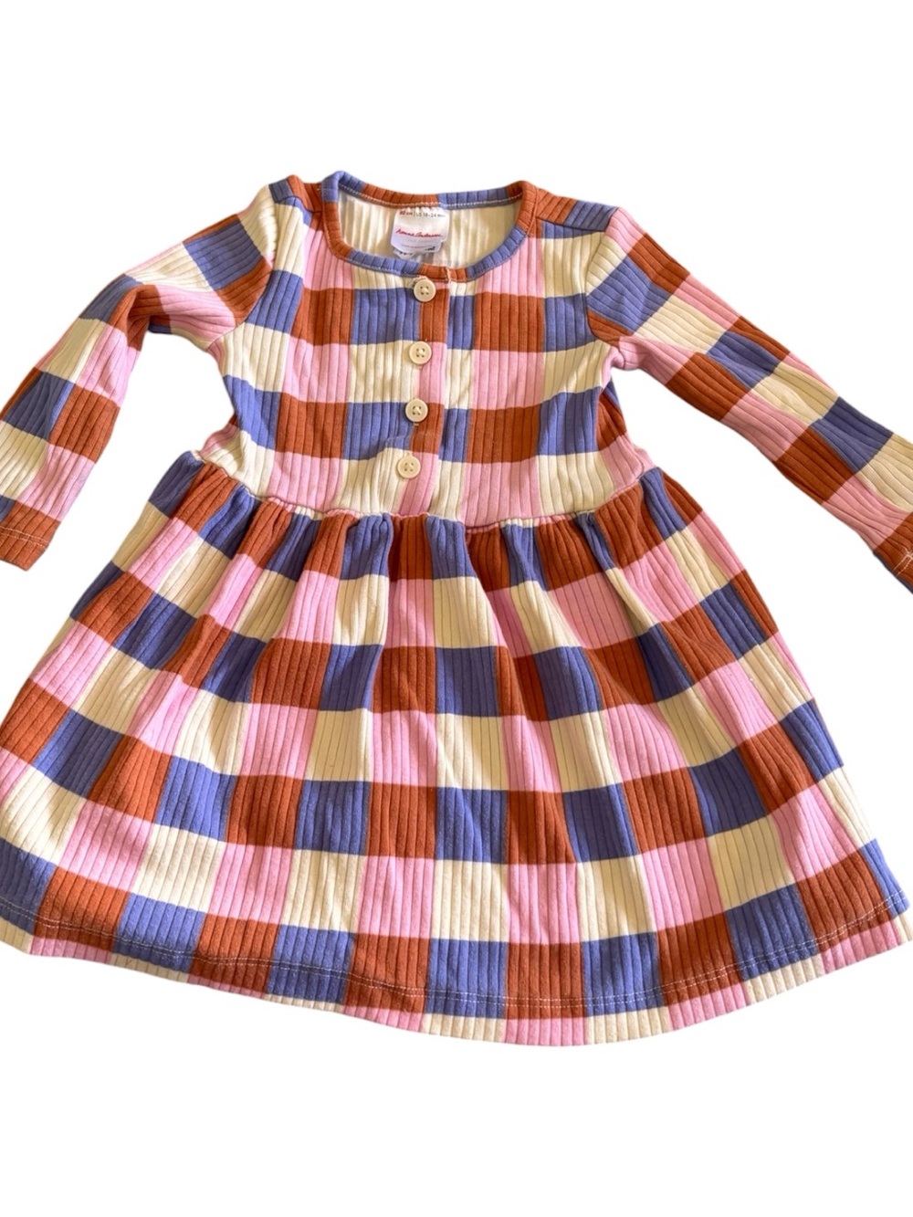 Girls Plaid Long-Sleeve Hanna Andersson Dress